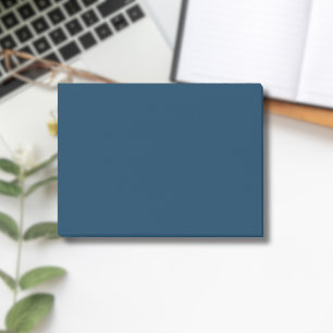 Prussian Blue Solid Färg   Klassisk   ELEGANT Post-it Block