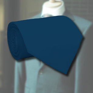 Prussian Blue Solid Färg   Klassisk   ELEGANT Slips