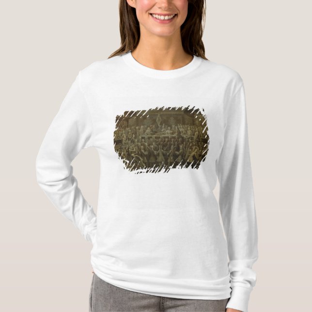 Prussian Coronationmiddag för Frederick mig, 1701 T-shirt (Framsida)