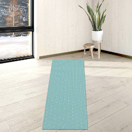 Prussian Cube Pattern Yoga Mat