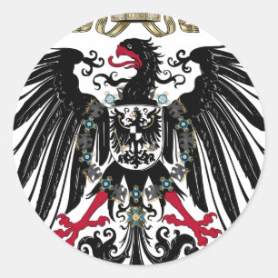 Prussian Eagle Runt Klistermärke