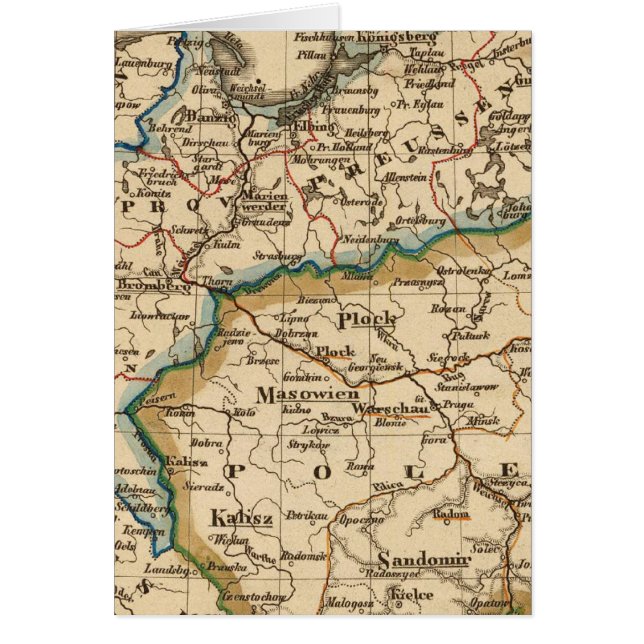 Prussian Empire Hälsningskort (Framsidan)