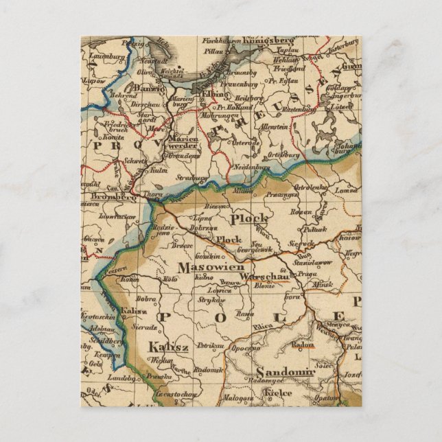 Prussian Empire Vykort (Framsida)