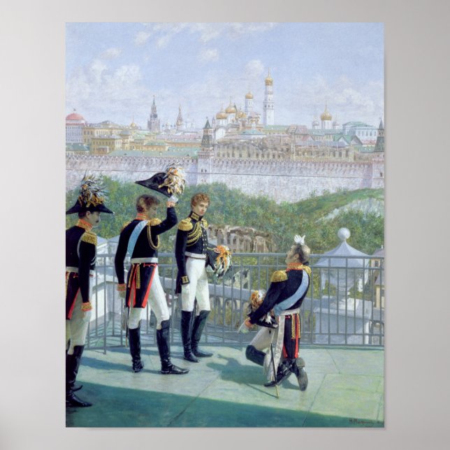 Prussian Kung Friedrich Wilhelm II Poster (Framsidan)