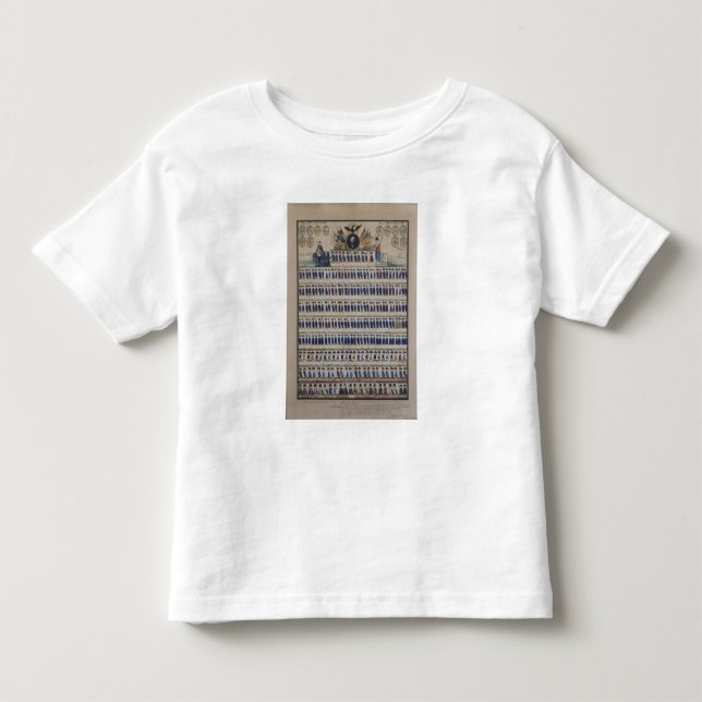 Prussian likformig från tiden av Frederick T-shirt (Framsida)