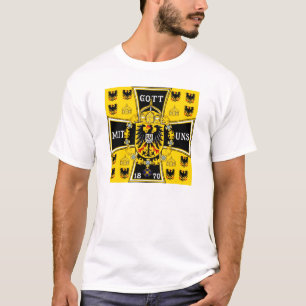 Prussiastridflagga av 1870 t-shirt