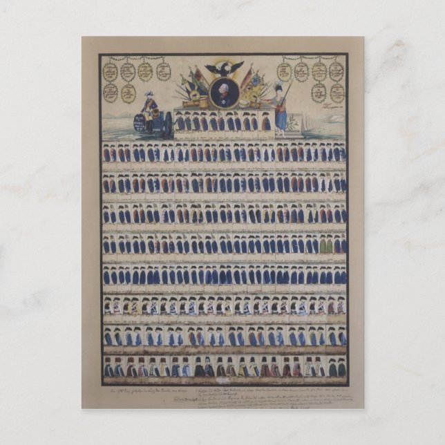 Prussiska uniformer från Frederick Vykort (Framsida)