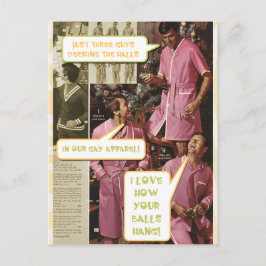 Pryda den roliga glada julaftonvykortet för helg vykort