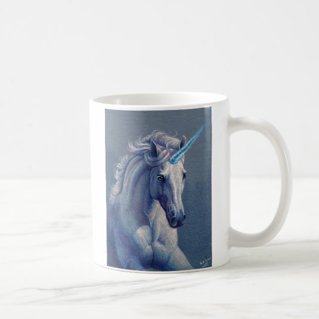 Pryda med ädelsten unicornen kaffemugg (Höger)