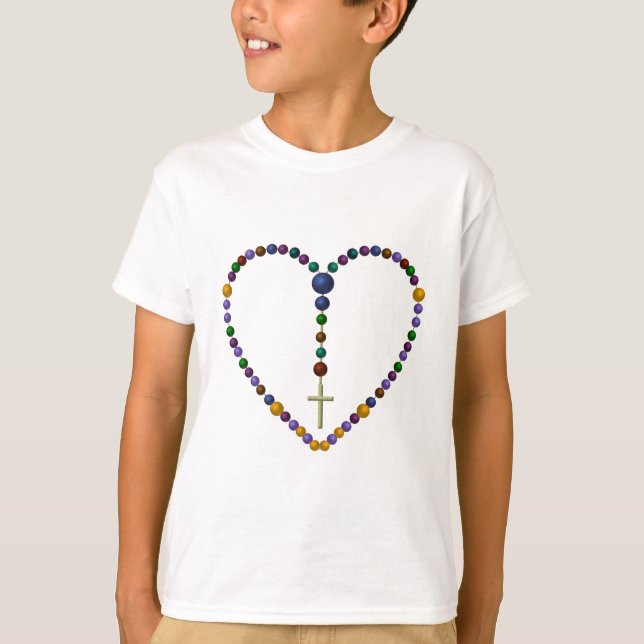Pryda med pärlor radbandet #1 t-shirt (Framsida)