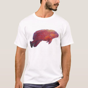 Prydd med ädelsten havsaborre tee shirt