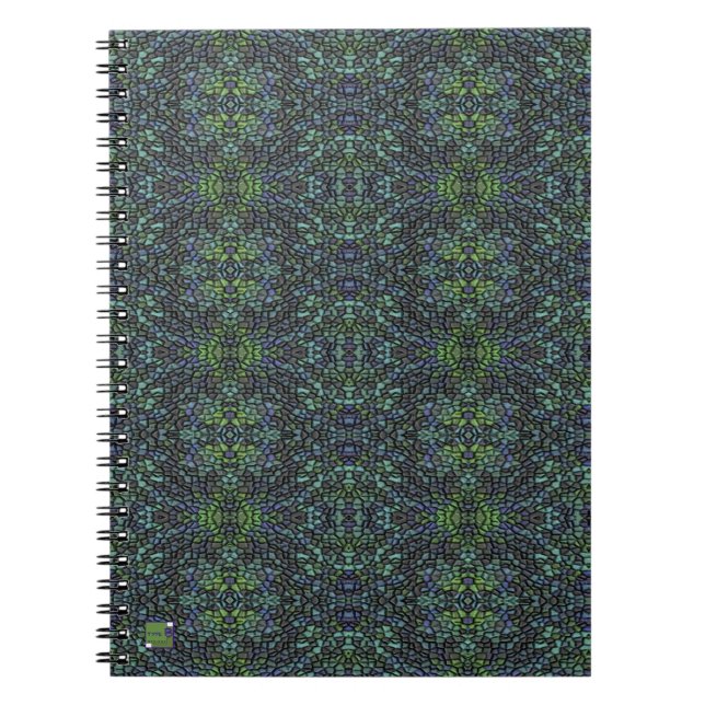 "Prydd med pärlor" anteckningsbok Spiral (Framsidan)