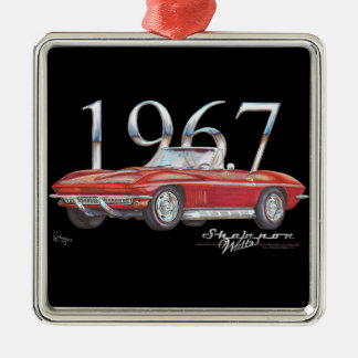 Prydnad 1967 för Corvette Stingrayjul Julgransprydnad Metall