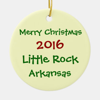 PRYDNAD 2016 FÖR LITTLE ROCKARKANSAS GOD JUL JULGRANSPRYDNAD KERAMIK
