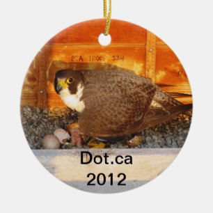 Prydnad för 2012 Dot.ca Julgransprydnad Keramik