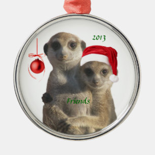 Prydnad för 2013 vänner julgransprydnad metall