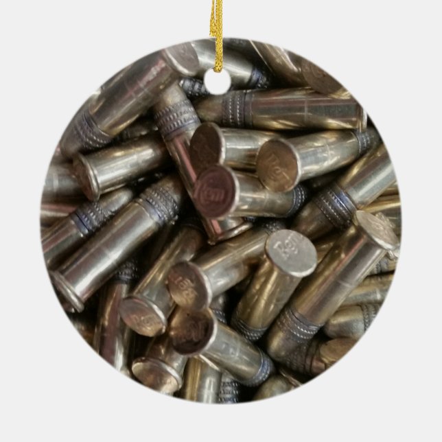 Prydnad för 22 kaliber julgransprydnad keramik (Baksidan)