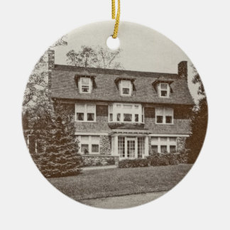 Prydnad för 91 högland Ave i 1925 Julgransprydnad Keramik
