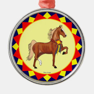 Prydnad för amerikanSaddlebred mästare Julgransprydnad Metall