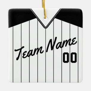 Prydnad för baseballsoftballJersey personlig Julgransprydnad Keramik