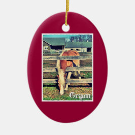 Prydnad för Deluxe upplaga för gram Julgransprydnad Keramik