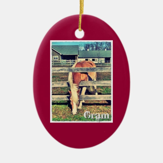 Prydnad för Deluxe upplaga för gram Julgransprydnad Keramik (Framsidan)