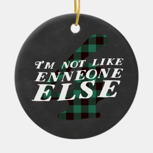 Prydnad för Enneagram 4 jultema Julgransprydnad Keramik (Framsidan)