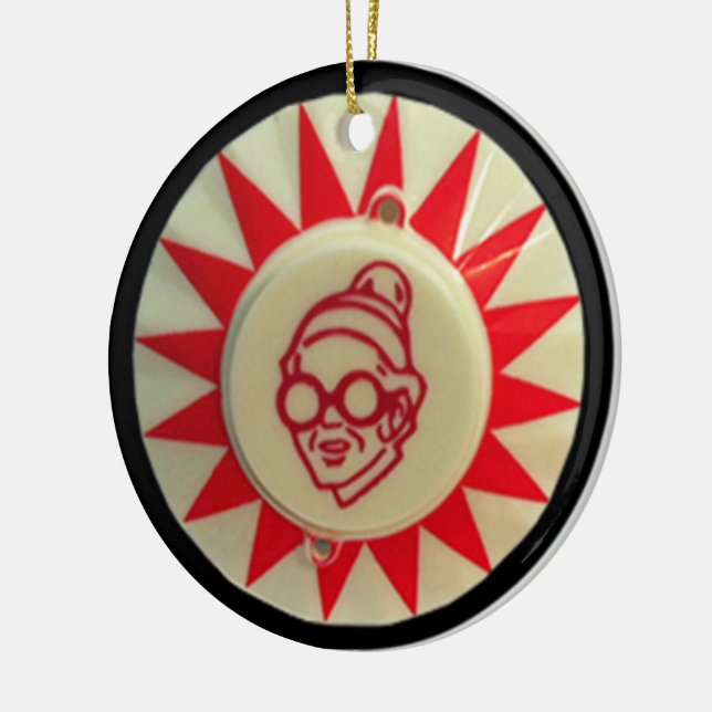 Prydnad för fantastisk Pinball för kapten riklig Julgransprydnad Keramik (Vänster)