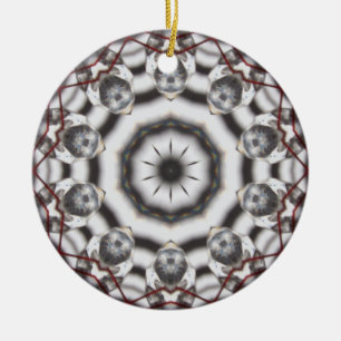 Prydnad för Feng Shui Crystal Kaleidoscopejul Julgransprydnad Keramik