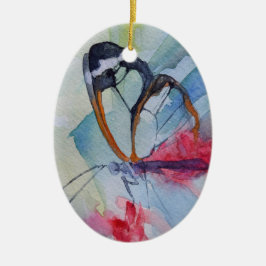 Prydnad för fjäril 10 julgransprydnad keramik