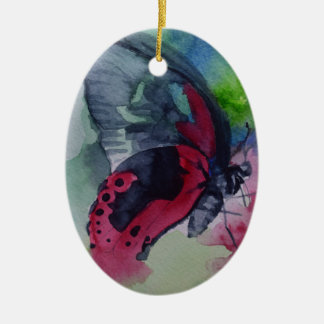 Prydnad för fjäril 25 julgransprydnad keramik