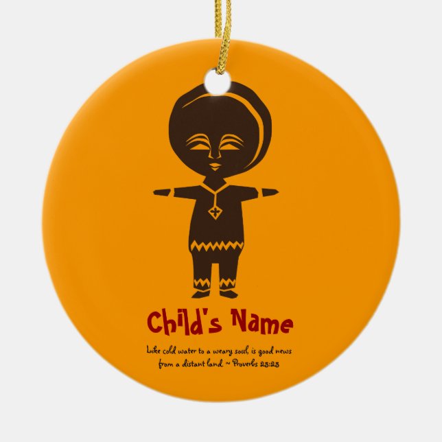 Prydnad för foto för adoptionkärlekpojke julgransprydnad keramik (Framsidan)