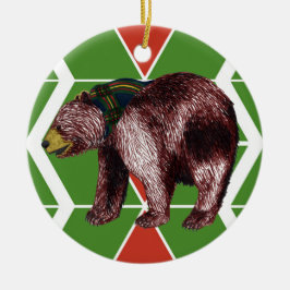 Prydnad för Gilwell björnsparre Julgransprydnad Keramik