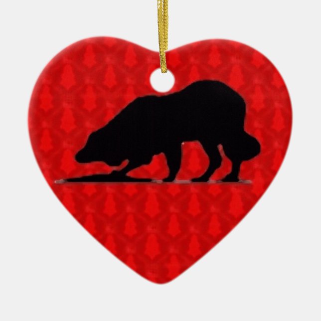 Prydnad för gränsColliejul Julgransprydnad Keramik (Framsidan)