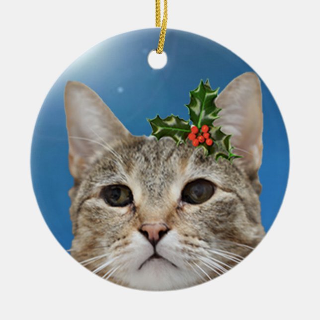 Prydnad för Haddie flickahelgdag Julgransprydnad Keramik (Framsidan)