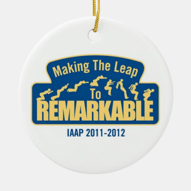 Prydnad för IAAP WV Julgransprydnad Keramik (Framsidan)