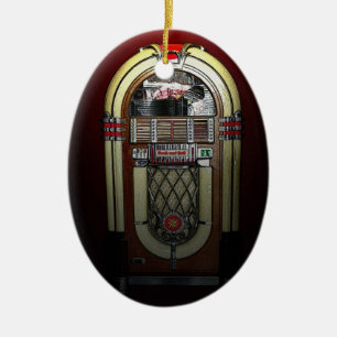 Prydnad för Jammin Jukeboxjul Julgransprydnad Keramik