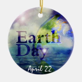 Prydnad för jorddagjul julgransprydnad keramik