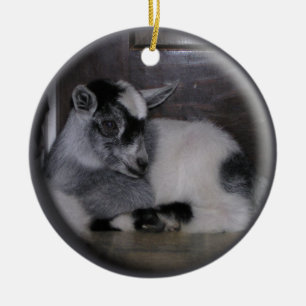 PRYDNAD FÖR JUL FÖR BABYGET GREY/WHITE JULGRANSPRYDNAD KERAMIK