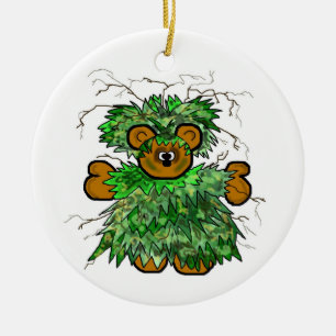 Prydnad för jul för Ghillie kostymnalle Julgransprydnad Keramik