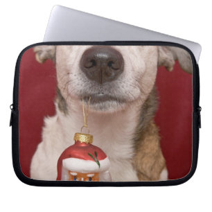 Prydnad för jul för jackRussell Terrier hålland Laptop Sleeve