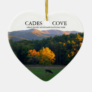 Prydnad för jul för kärlekCades Cove Julgransprydnad Keramik