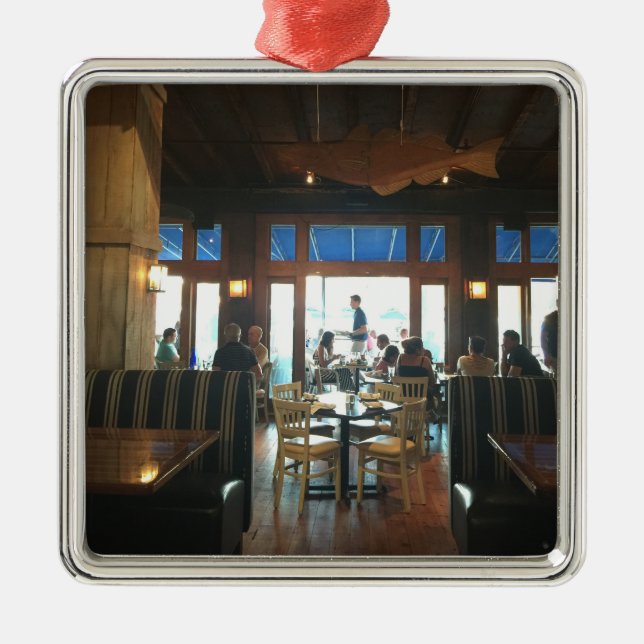 Prydnad för jul för skogenhålstrand julgransprydnad metall (Framsidan)