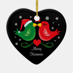 Prydnad för julLovebirdspersonlig Julgransprydnad Keramik