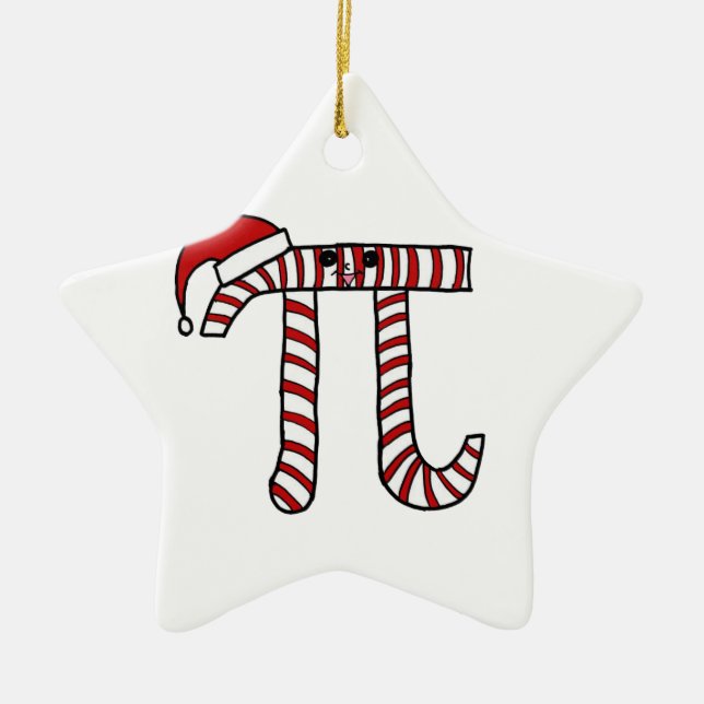 Prydnad för julPi-Math Julgransprydnad Keramik (Framsidan)