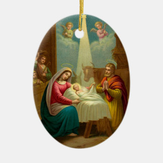 Prydnad för julsång för natt för KRW-nolla helig Julgransprydnad Keramik