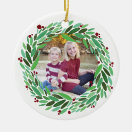 Prydnad för kranfotojul julgransprydnad keramik