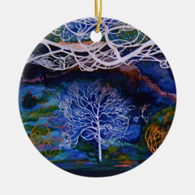 Prydnad för LA SYLPHIDE Julgransprydnad Keramik (Framsidan)