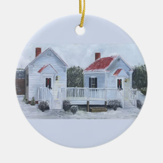 Prydnad för lagkontor julgransprydnad keramik