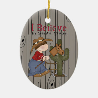 Prydnad för landjulLil Cowpoke Julgransprydnad Keramik